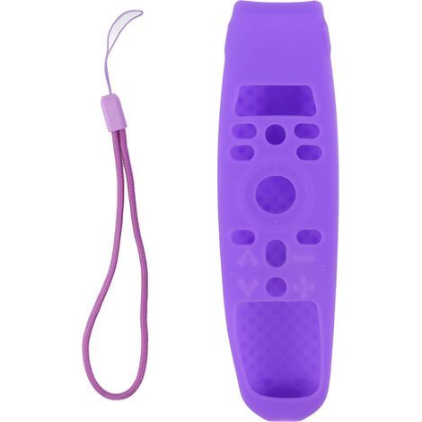 Fourreau de protection en silicone pour télécommande LG MR20, étui anti-poussière violet pour contrôleur TV (1/4)