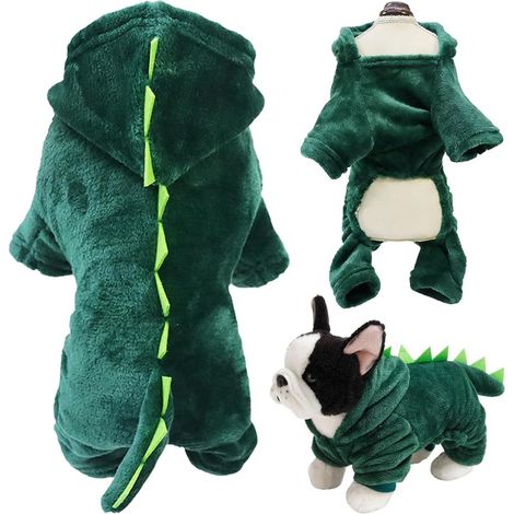 Sweat à Capuche pour Chiens, Costume Chaud pour Animal de Compagnie, Combinaison Chaude pour Animaux de Compagnie, Costume d'hiver pour Moyenne et Petite Tailles (1/5)