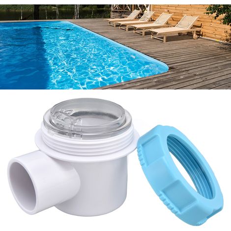 Clapet anti-retour de sécurité G1-1/2 pour piscine en PVC 50 mm avec loupe, accessoire pour filtre de piscine (1/5)