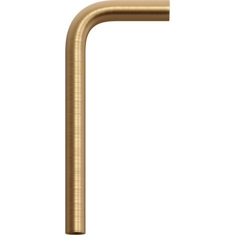 creative cables - Tubo curvo di estensione 14 cm in metallo - Bronzo satinato