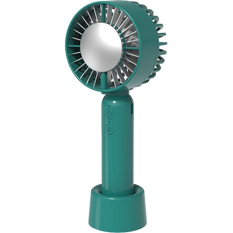 Ventilateur Portable Rechargeable USB - Ventilateur Main ou Bureau - 3 Vitesses - Puce de Refroidissement Semi-conducteur - 2000 mAh - 1 Pièce (1/5)
