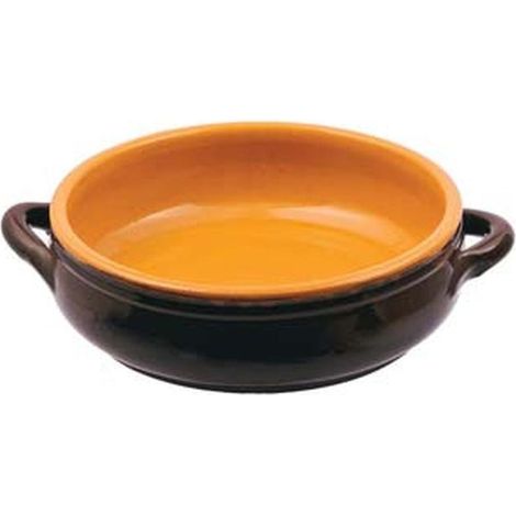 Tegame in terracotta basso - 2M - Brunella - Diametro: cm 27
