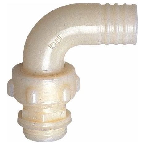 RACCORDO CURVO 1,1/2 X 40 NYLON "BUCCHI" (1/2)