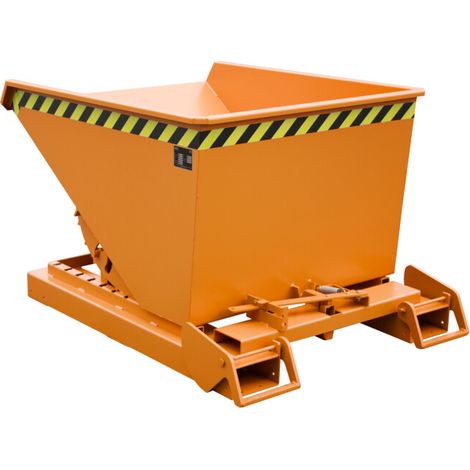 Bauer Südlohn Bac basculant 4A 600, peint, orange jaune (1/2)