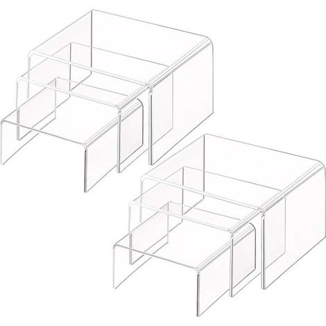 Transparente Acryl-Displaysets für Schmuck, Figuren und Cupcakes (1/5)