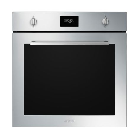 Smeg – Four chaleur tournante 70L – Nettoyage pyrolyse – Écran LCD – Classe A+ – 2000W – SFP6401TVX1
