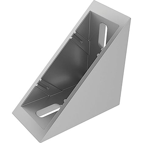 Fath Eckwinkel flach 40x80 Item System für Aluprofile und Flächenelemente mit Nut 8, Zinkdruckguss pulverbeschichtet (1/5)