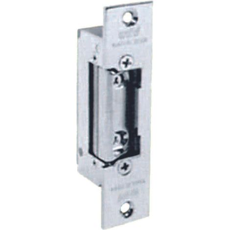 INCONTRO ELETTRICO SIMMETRICO REVERSIBILE CON FERMO 7755.10 - cm.11 in acciaio ottonato lucido (7755.1046)