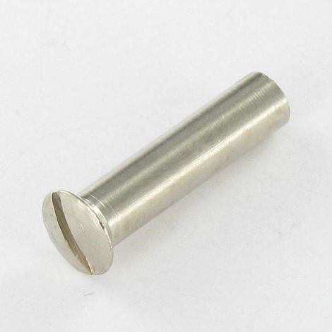 Ecrou Relieur Tête fraisée bombée TFB Fendue M4X13 5.4X24 Laiton-1 pièce