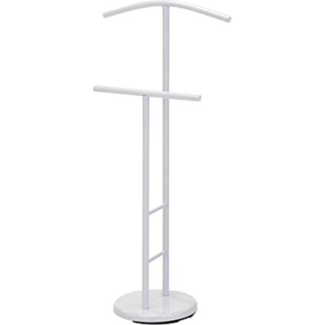 Marvin Indossatore Manichino Cages Stand Appendiabiti da Terra Camera Da Letto Uomo Donna Pantaloni Jeans Moderno Casa Ufficio Salvaspazio Guardaroba Verticale Metallo Bianco
