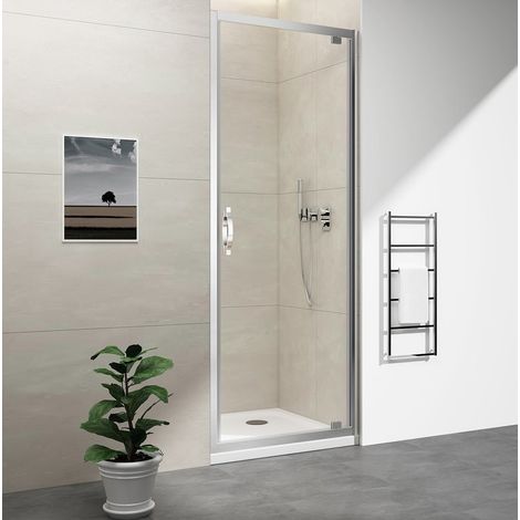 SIGMA SIMPLY Porte de douche pivotante 800 mm, verre clair (1/5)