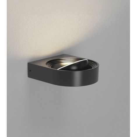 Applique murale extérieure LED EXPLORER, Noire,Tête orientable (1/5)