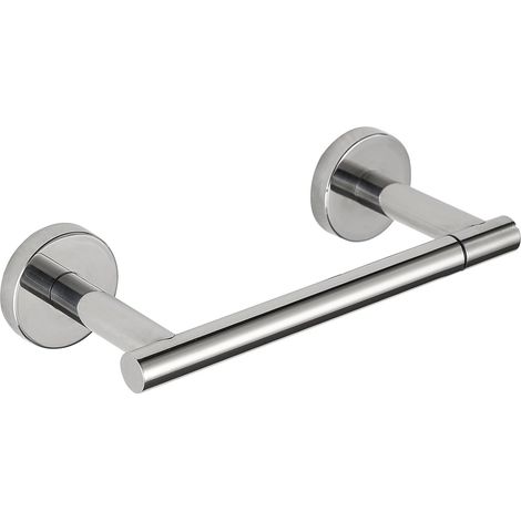 1 Support De Papier Toilette, Double Poteau Pivotant, Acier Inoxydable, Grand Rouleau, Salle De Bain, Camping-Car (1/5)
