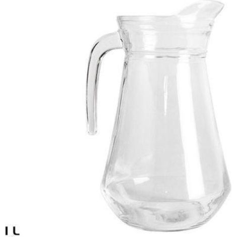 1 lt. jarra venus 1000 cc cristal transparente similar jarra broc