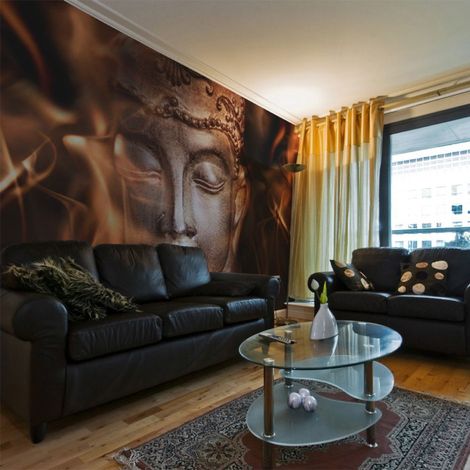 Papier Peint "Buddha. Fire of Meditation II" 270x450cm (1/2)