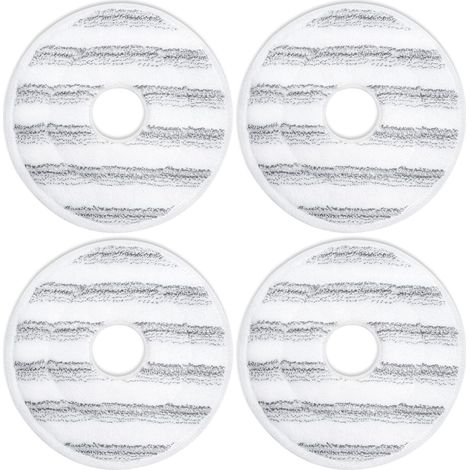 Pack of 4 Vileda Spin and Clean Mop Refills, Washable and Reusable Refills for Vileda Spin Mop Head