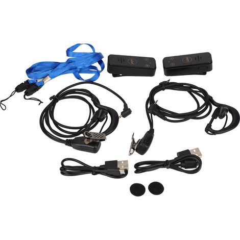 Mini talkie-walkie UHF/VHF rechargeable USB, émetteur-récepteur radio bidirectionnel pour bars, hôtels et restaurants (1/5)