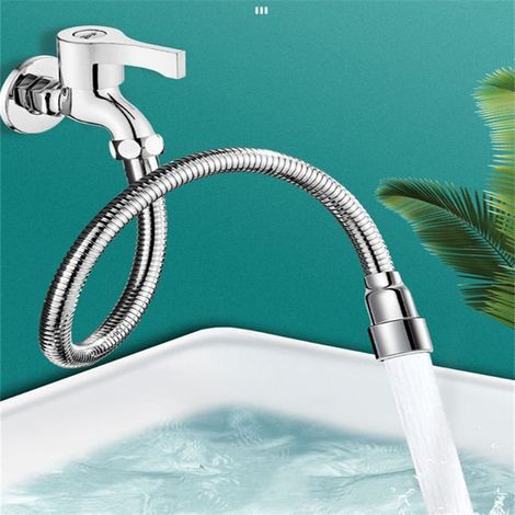 360° swivel tap extension – ideal for kitchens and bathrooms, 30 cmHigh quality, the ideal choice for families. (1/5)