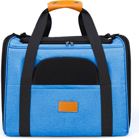 Tragbare Katzentransportbox – Faltbare Haustiertasche – Großes Fassungsvermögen – Für Auto, Outdoor & Reisen – Atmungsaktiv & Leicht – (1/5)