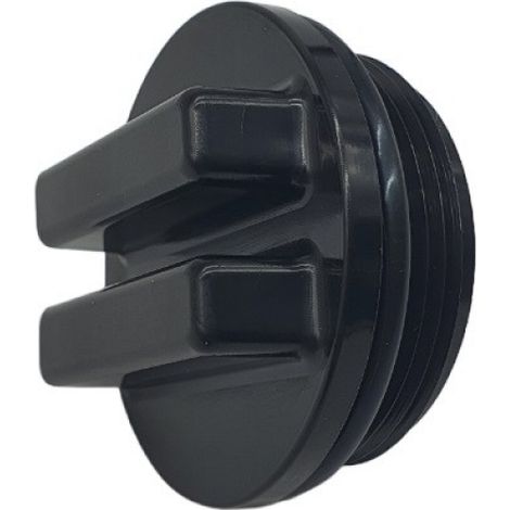 Bouchon de vidange de piscine avec joint O-ring - 1 - 1/2 - Noir - SP1022CBLK - Hayward