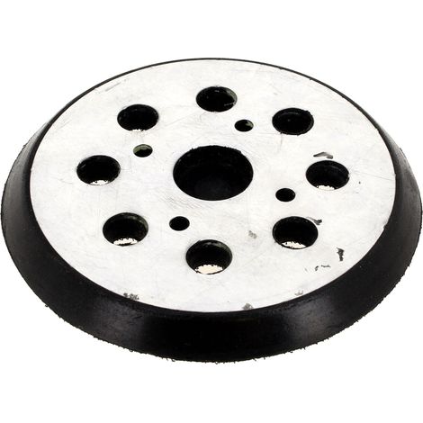Black & Decker – Plateau de ponçage caoutchouc Ø 120 mm – Pour ponceuses Stanley – Adapté pour bois dur et teck – Finition lisse sans éclat