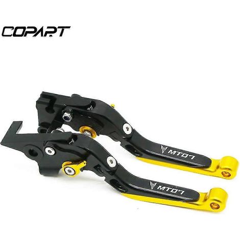 Für Yamaha MT-07 FZ-07 MT 07 FZ07 MT07 FZ 07 2014-2023 Motorrad CNC Verstellbare, klappbare und ausziehbare Brems- und Kupplungshebel --BKGLBKGL (1/5)