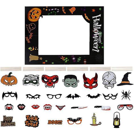 29-teiliger Fotohalter für Halloween-Dekorationen
