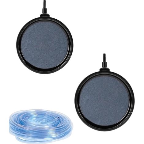 Lot de 2 diffuseurs d'air disque PREMIUM 10 cm +25m tuyau bassins de jardin (1/5)