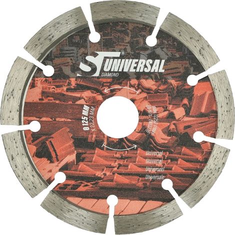 Disques à tronçonner diamantés universels pour matériaux de construction