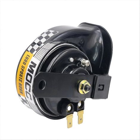 Klaxon pneumatique 12 V pour moto, voiture, camion, etc. - Puissance sonore : 130 dB, 510 Hz - Son monophonique (1/5)