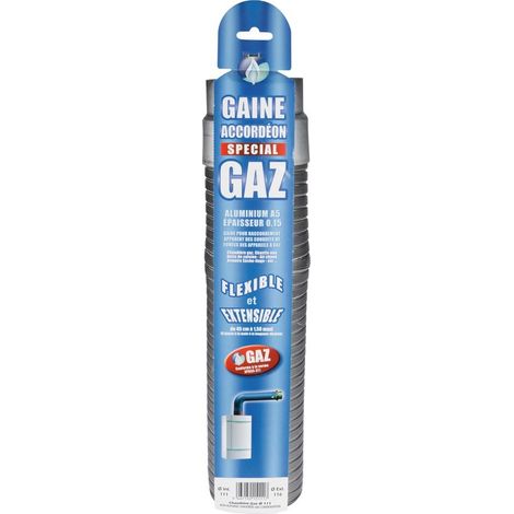 TEN – Tuyau gaz flexible 111x116 – Raccord Alu 111x116 – Pression nominale 4 bar – Pour chauffage et fumisterie (1/7)
