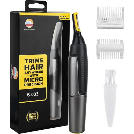 Ear and Nose Hair Trimmer Eyebrow Beard Trimmer Titanium Hair Trimmer for Favorites, Neck and Face (1/5)