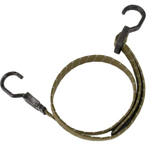 Corde de bagage de moto 100 cm réfléchissante pour vélo sangle de bagage avec crochets haute élasticité corde d'arrimage ceinture de fixation de cargaison (1/5)