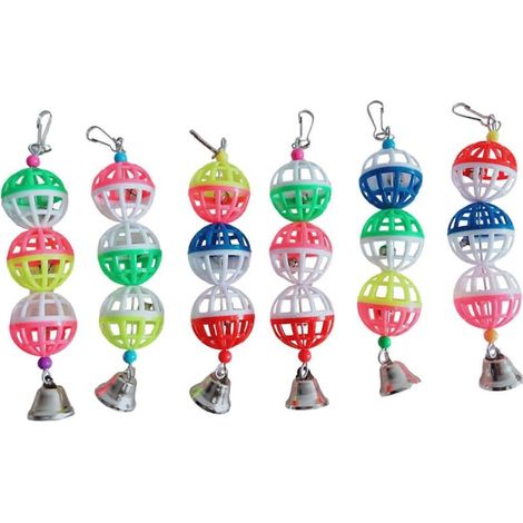 Jouet à mâcher pour perroquet, balle à mâcher suspendue pour cage, jouets pour perruches calopsittes