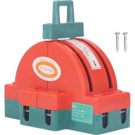 Interruptor de desconexión de alimentación doble bidireccional de 2 polos para electrodomésticos AC220V 100A (1/5)