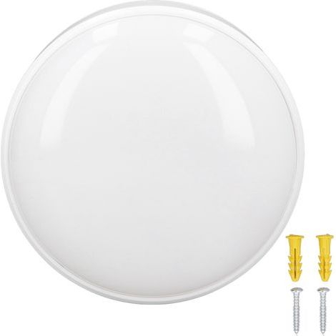 Plafonnier LED rond large zone d'irradiation 6500K 20W plafonnier étanche pour chambre salon toilette salle de bain (1/5)
