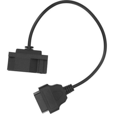 Adaptateur câble diagnostic 40cm OBD1 7 broches vers OBDII 16 broches pour Ford, connecteur scanner OBD2 (1/5)
