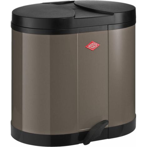 Wesco Mülleimer Ökosammler 170 warm grey