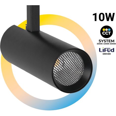 LED-Strahler für Dreiphasenschiene - 10W - CCT - CRI90 - 860 lm (1/5)
