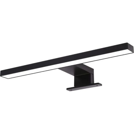 Applique Miroir Led, Applique Salle De Bain, Blanc Neutre 4000K, 5W, 30Cm, Noir Mat