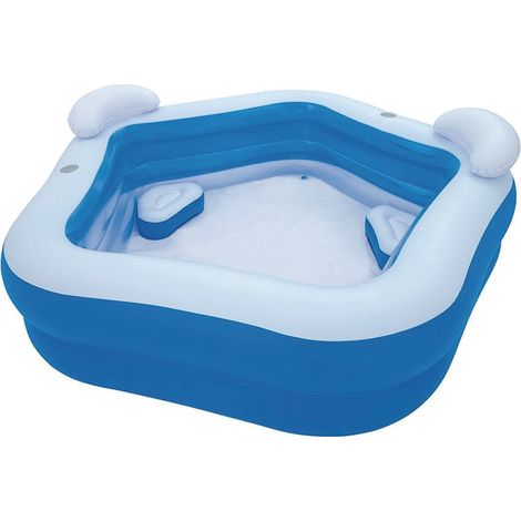 PISCINA GONFIABILE FAMILY FUN A PENTAGONO +6 ANNI cm.213x206x69 kg.4,9 lt.575 (art.54153) BESTWAY