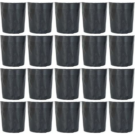 300 pezzi vasi da vivaio in plastica per principianti vasi da giardino degradabili vasi da fiori per la nutrizione attrezzi da giardino per piante grasse talee piantine 12X12 cm