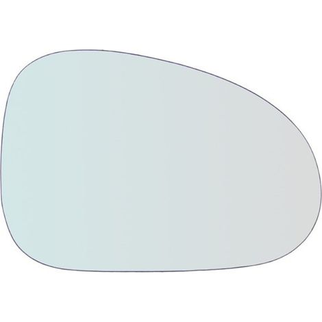 Vetro specchio retrovisore lato dx per chevrolet spark (m200) dal 2005-2010