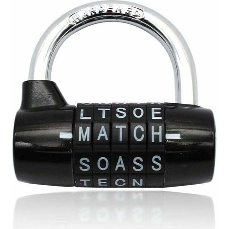 Cadenas à combinaison Cadenas à combinaison maison (cadenas à 5 mots) (1/5)