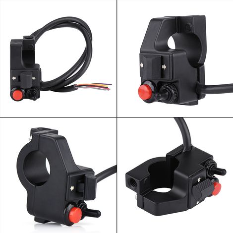 Support de phare 22mm pour moto et ATV, interrupteur klaxon et clignotants, compatible GS. (1/5)