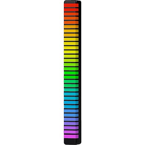 Barre lumineuse LED RGB avec contrôle vocal et application, rythme musical, pour fêtes, 3D noir, alimentation 5V batterie (1/5)