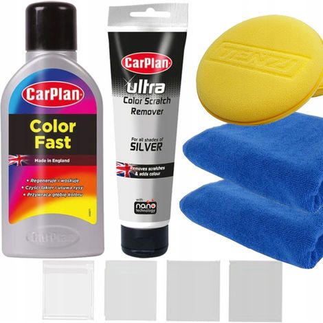 Carplan Silber Autowachs + 3-in-1 Farbpolierpaste FÜR Autos (1/5)