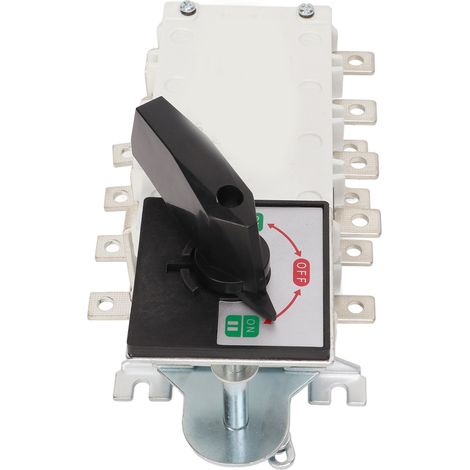 4-poliger 100-A-AC400-V-50-Hz-Handumschalter, IP65-Doppellastumschalter, Quellenumschalter, wasserdichtes Gehäuse für industrielle Anwendungen (1/5)