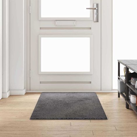 Teppichläufer Grau 80 x 200 cm 100% Polypropylen Tuft