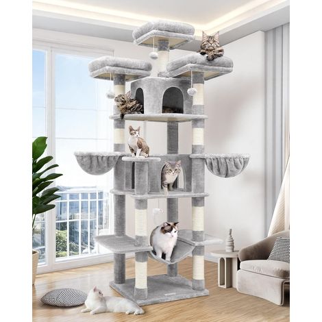 Grand Arbre a Chat Château 204 cm Plusieurs Chats (1/5)